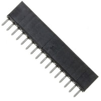 Amphenol FCI (Amphenol CS) Conn; Rect; Recept; 16 Pos; PCB Mnt; Thru-Mnt; Top; 1-Row; Bergcon PV, DUBOX