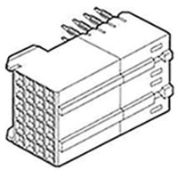 Amphenol FCI (Amphenol CS) Conn; Rect; Recept; Signal; 5 Row; 30 Pos; Rt Angle; Press-Fit; METRAL