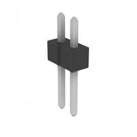 Amphenol FCI (Amphenol CS) Conn; Rect; Header; 2 Pos; 2.54mm Pitch; Bergstik II; Self Ret; High Temp