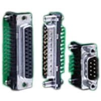 Amphenol FCI (Amphenol CS) Conn; D-Sub; 9 Way Socket;Rt Angle;Solder; Harpoons+UNC 4-40; Delta D;1.6mm PCB