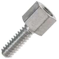 Amphenol FCI (Amphenol CS) Screwlock;4-40 UNC;12.9mm;Metal;Female;LF-GS-22-008