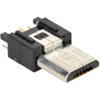 Amphenol FCI (Amphenol CS) Connector PLUG MICRO USB TYPE B