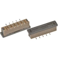 Amphenol FCI (Amphenol CS) FCI 1mm Pitch 4 Way Straight SMT Female FPC Connector, ZIF Vertical Contact