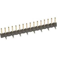 Amphenol FCI (Amphenol CS) FCI 95293 Series, 2.54mm Pitch 3 Way 1 Row Straight PCB Header, Solder Term, 3A