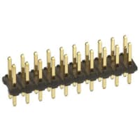 Amphenol FCI (Amphenol CS) FCI 77313 Series, 2.54mm Pitch 4 Way 2 Row Straight PCB Header, Solder Term, 3A