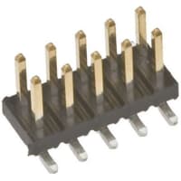 Amphenol FCI (Amphenol CS) FCI, 2mm Pitch 4 Way 2 Row Straight PCB Header, Solder Termination, 2A