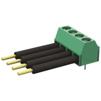 Amphenol FCI (Amphenol CS) FCI Trm Blk, 7Way/Pole, Solder Terminals, 24 to 16AWG Through Hole, Nylon, 300V