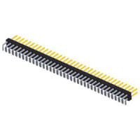 Amphenol FCI (Amphenol CS) FCI 77317 Series, 2.54mm Pitch 72 Way 2 Row Straight PCB Header, Solder Term, 3A