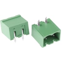 Amphenol FCI (Amphenol CS) Terminal block socket, 90 deg, 2 way