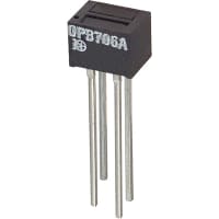 Optek (TT Electronics) Sensor, Reflective, Phototransistor, 2V Emitter, 30V Detector, 75 mW, 25 mA