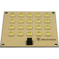 Optek (TT Electronics) LED, Module, 20 LED, White, Rectangle, 1.4A, 18V, 2.75", 2.5", 0.29"