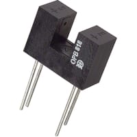 Optek (TT Electronics) Sensor, Transmissive, Slotted Optical Switch, 5.08mm Slot, 0.84 Aperture, 890NM