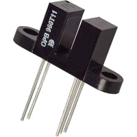 Optek (TT Electronics) Sensor, Photologic, Slotted Optical Switch, 3.18mm Slot, 0.254mm Aperture, 2V