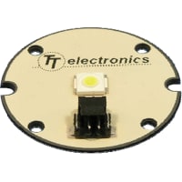 Optek (TT Electronics) LED, Module, 1 LED, White, Round, 350mA, 3.6V, 0.3"