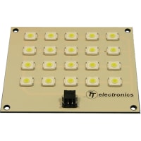 Optek (TT Electronics) LED, Module, 20 LED, White, Rectangle, 1.4A, 18V, 2.75", 2.5", 0.29"