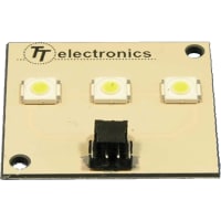 Optek (TT Electronics) LED, Module, 3 LED, White, Rectangle, 350mA, 10.8V, 1.5", 1.375", 0.3"