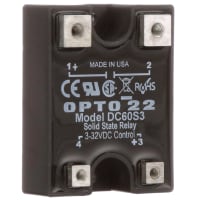 Opto 22 Solid State Relay, 32 VDC, SPST-NO, 3A/60VDC, DC Switching, Power Series