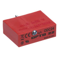 Opto 22 Module, 5 to 60 VDC, 3 A @ 45 degC (Current Rating), 18 mA Logic Input Current