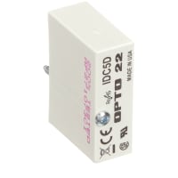 Opto 22 Module, DC Input, 50 mA, 2.5 to 28 VDC, 30 mA (Max.), 5 VDC, 1 ms, 1.5 ms