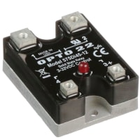 Opto 22 Relay, SSR, Power, Cur-Rtg 45A, Vol-Rtg575AC, Panel Mnt, UL, CSA, CE, DC Series