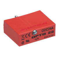 Opto 22 Module, 5 to 200 VDC, 1 A @ 45 degC (Current Rating), 18 mA Logic Input Current