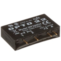 Opto 22 Solid State Relay, 280 VAC, SPST-NO, 4A/240VAC, Zero Switching, MP Series