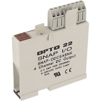 Opto 22 Module, Output, Digital, 5 to 200, Sup-V 5VDC, 50mA Cur-In, SNAP Series Series, 4000V