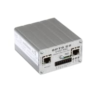 Opto 22 PLC, Rack Mount, 2 RJ45, MicroSD, 5 VDC, FM Approved, SNAP PAC Series