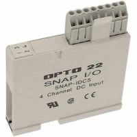 Opto 22 Module, Input, Digital, 15, Sup-V 5VDC, 200mA Cur-In, SNAP Series Series, PCB Mnt, 4