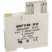 Opto 22 Module, Input, Digital, 180 to 280, Sup-V 5VDC, 50mA Cur-In, SNAP Series Series, 4000V