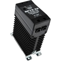 Opto 22 Relay; Solid State; DC Control; 100600 VAC; 30 A; SSR with Integrated Heatsink