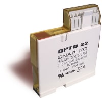 Opto 22 PLC I/O Module SNAP 4 x I/O, 3 A 5 - 60 V dc, 82.55 x 18.29 x 90.17 mm