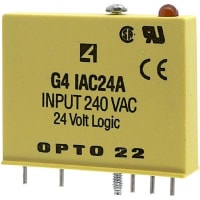 Opto 22 Module, Input, Digital, 180 to 280, Sup-V 24VDC, 15mA Cur-In, G4 Series Series, 4000V