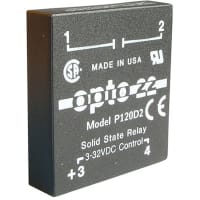 Opto 22 Relay;SSR;Control;Cur-Rtg 2A;Ctrl-V 120AC;P Series