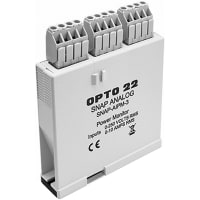 Opto 22 Module, Input, Analog, 85 to 250/0 to 10, Sup-V 5VDC, 100mA Cur-In, PCB Mnt, 4000V