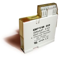 Opto 22 PLC I/O Module SNAP 4 x I/O, 3 A 5 - 200 V dc, 82.55 x 18.29 x 90.17 mm