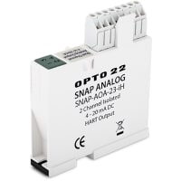 Opto 22 Output Module, Current, Isolated, 2-Channel, Analog, HART Communication, 4-20mA