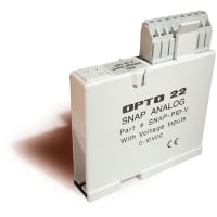 Opto 22 PLC I/O Module SNAP 4 to 20 mA 0 to 10 V dc, 82.55 x 18.29 x 90.17 mm