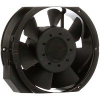 Orion Fans AC Fan, 115V, 172x150x51mm, 300CFM, 50W, 61 dB, Dual Ball, Terminals