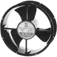 Orion Fans AC Fan, 115V, 254x89mm, Round, 547CFM, 35W, 55dBA, 1650RPM, Wire Leads