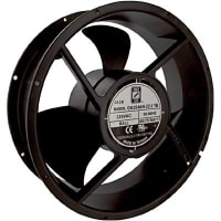 Orion Fans AC Fan, 230V, 50/60Hz, 254x89mm, Round, 700CFM, 70W, 54dBA, 2600RPM, Terminals