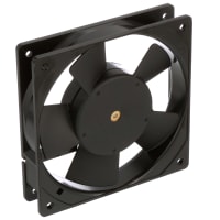 Orion Fans AC Fan, 115V, 120x120x25mm, 81CFM, 13W, 33dBA, 13W, 2900RPM, Terminals