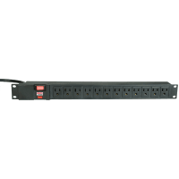 ORION POWER SYSTEMS, INC. PDU, 15A, 12 Outlets, UL Listed, 3-Year Warranty