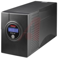 ORION POWER SYSTEMS, INC. UPS, Home/Office, 120VAC, 600/1000 W/VA, 5Min Bkup, 5-15R Out, 5-15P In, Office Pro LCD