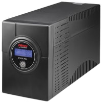 ORION POWER SYSTEMS, INC. UPS, Home/Office, 120VAC, 840/1400 W/VA, 4Min Bkup, 5-15R Out, 5-15P In, Office Pro LCD