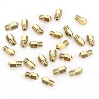 OSEPP 3D Printer Brass Nozzle, 0.4mm (25 pack)