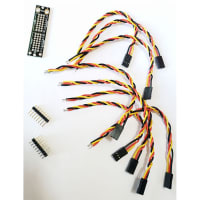 OSEPP Servo Power Board - unassembeld with pins and M servo leads