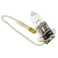 Osram Opto Semiconductors Lamp, Halogen, Headlamp, Automotive, PK22s Base, 55 Watts, H3, Clear, 12 V