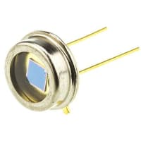 Osram Opto Semiconductors Opto BPX 61 IR + Visible Light Si Photodiode, 55 deg, Through-hole TO-5