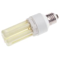 Osram Opto Semiconductors E27 Quad Tube Shape Retrofit Compact Fluor Lamp, 14 W, 2500K, Warm White Color Tone